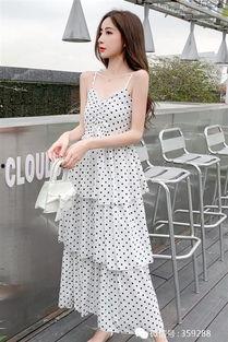 网红显瘦蛋糕裙子